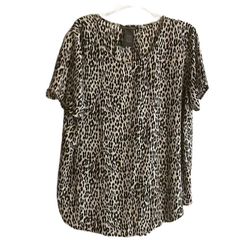 Chelsea & Theodore Animal Print Top size XXL